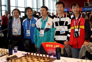 Vietnamese men’s chess team placed 7th in World Chess Olympiad