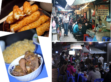 The most animated food streets in Hanoi