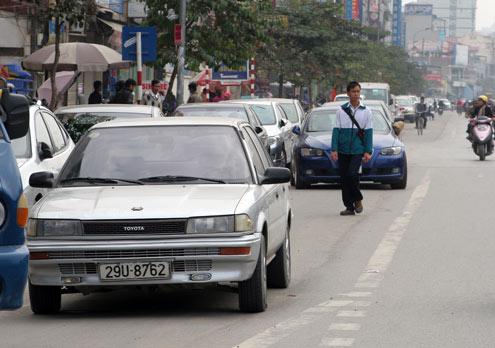 Eyesore parking lots in Hanoi