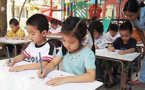 Pre-first grade class – the education level which only exists in Vietnam