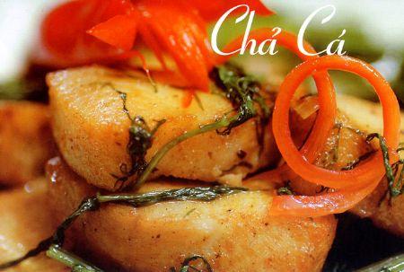 Cha ca La Vong (grilled minced fish)