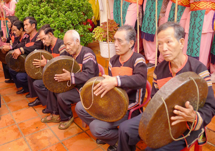 Space of gong culture - masterpiece of the Intangible Heritage in Vietnam. 