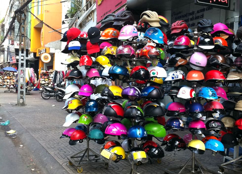 Over 70 percent of Vietnamese wear substandard helmets