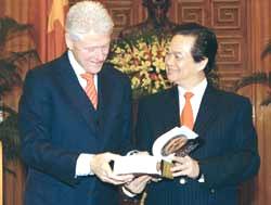 Former US president pledges more help for climate, water, HIV issues