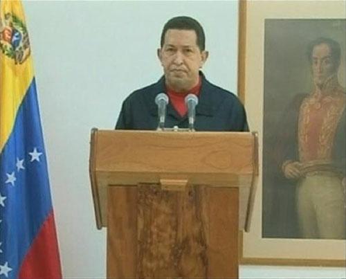 Chavez says cancerous tumor successfully removed in surgery in Cuba