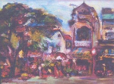 “Colors of Spring” exhibition by two painters