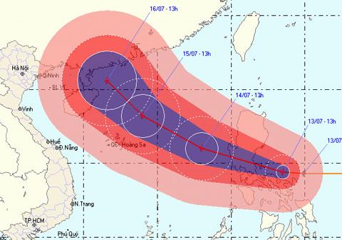 Tropical Storm Conson presses on after Philippines destruction