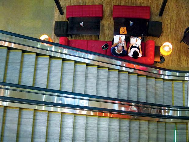 High grade shopping malls now poorly patronized