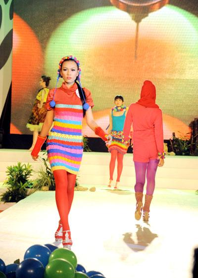 Fashion show of talented students
