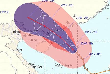 Storm Chanthu will miss Vietnam mainland