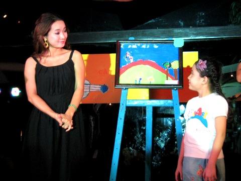 Kids&rsquo; painting auctioned for heart patients