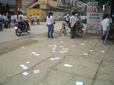 Students refuse to sit exams, others cheat