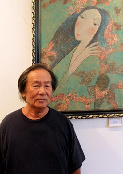 Beautiful girls inspire old painter