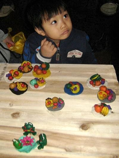 Kids challenge with oil paintings