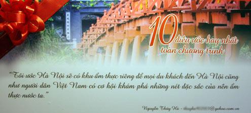 The best wishes for Hanoi