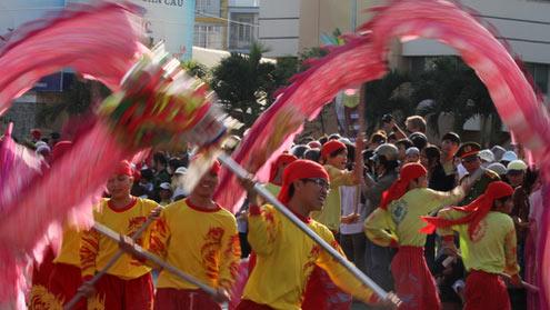Street festival at “coffee capital”