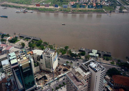 Beginning first river bus route in Ho Chi Minh City in June